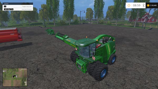 KRONE BIGX11 WITH DYNAMIC TWIN FRONTS WHELS PACK