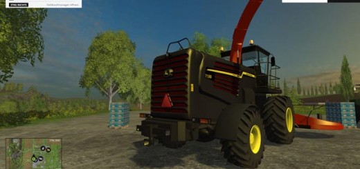 John Deere 7180 v Kemper Black Red Edition