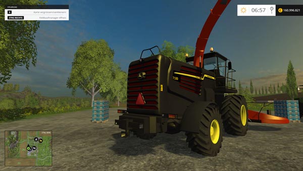 John Deere 7180 v Kemper Black Red Edition