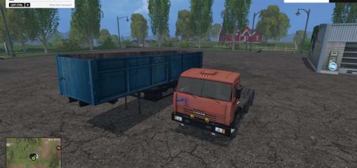 KAMAZ 5410 and Trailer Odaz 9370