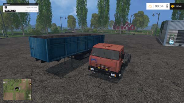 KAMAZ 5410 and Trailer Odaz 9370