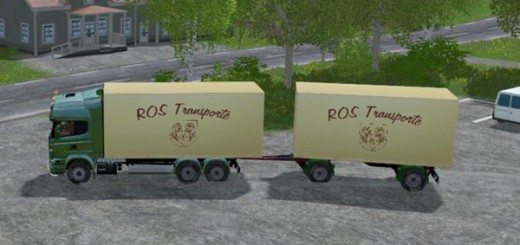 ROS Truck Scania and Trailer