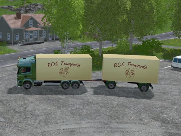 ROS Truck Scania and Trailer