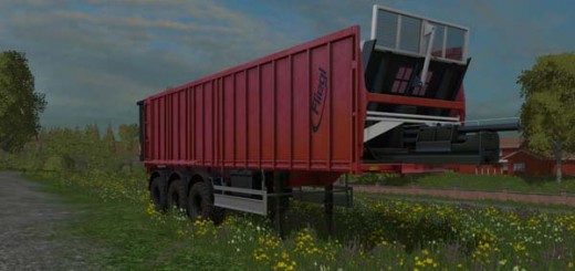 Fliegl tridem trailer