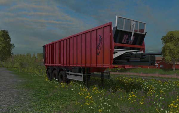 Fliegl tridem trailer