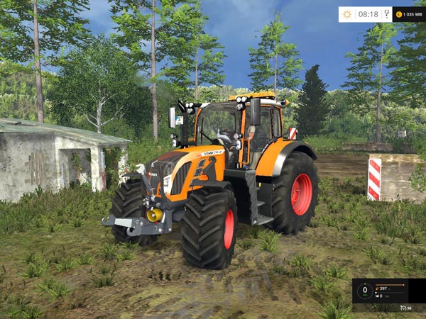 Fendt 718 Orange