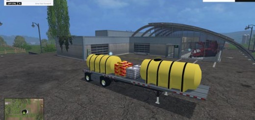 Manac Flatbed Fertilizer Trailer