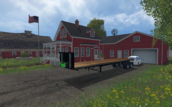 US Flatbed Trailers v 1.0