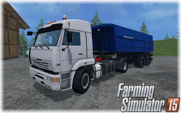 Kamaz and Trailer Set