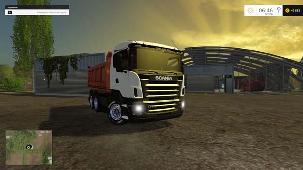 Scania tipper