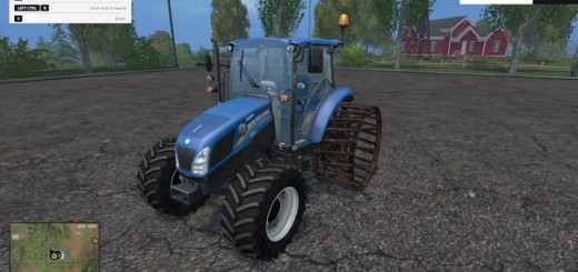 New Holland T4.75 With Iron Wheel
